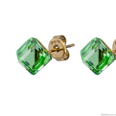 Пусеты Fiore Luna,  Peridot, SWE2127/2 PE G Пусеты Fiore Luna,  Peridot, SWE2127/2 PE G